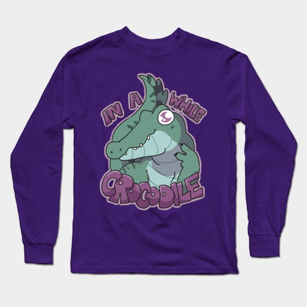 In A While Crocodile Long Sleeve T-Shirt by goccart